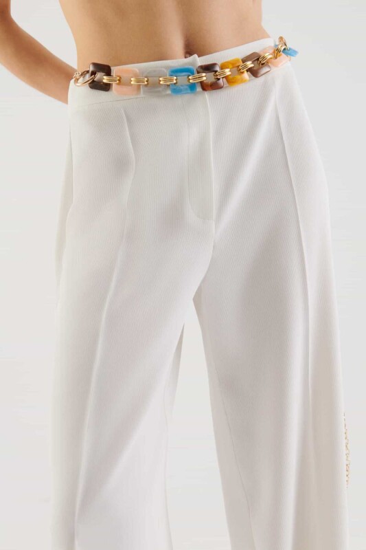 Aksesuarlı Zincir Kemer Standart Renk - 1