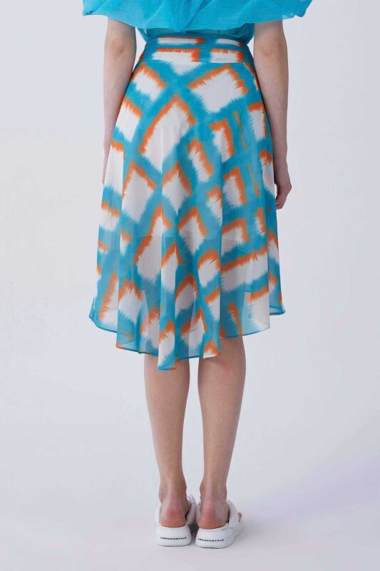 Asimetrik Empirme Desen Etek Standart Renk - 2