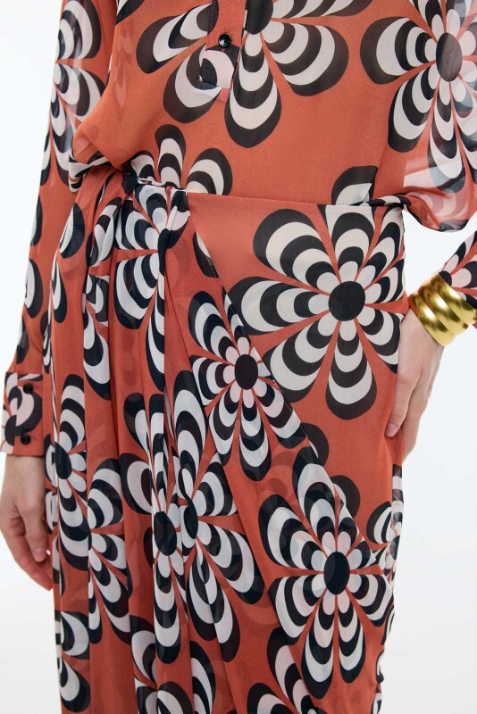 Asimetrik Midi Boy Etek Standart Renk - 3