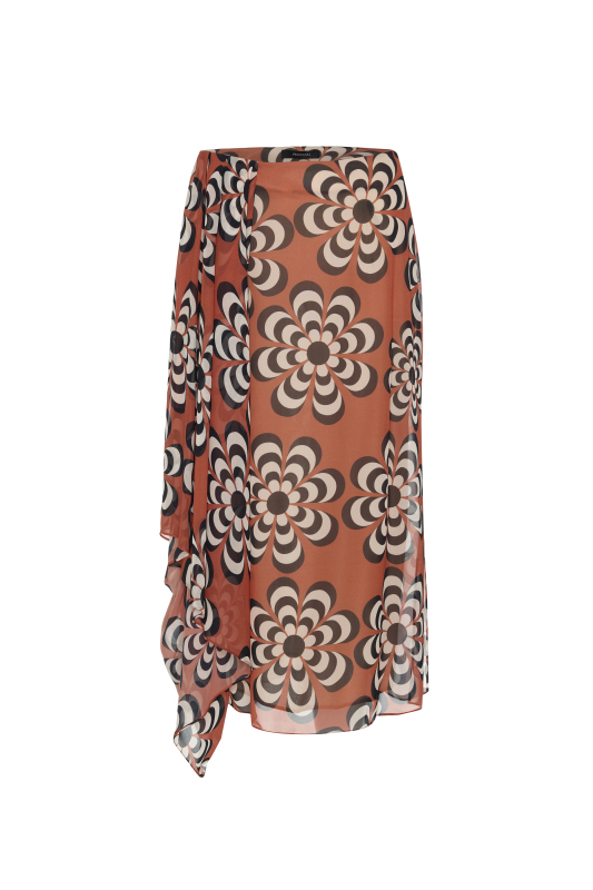 Asimetrik Midi Boy Etek Standart Renk - 5