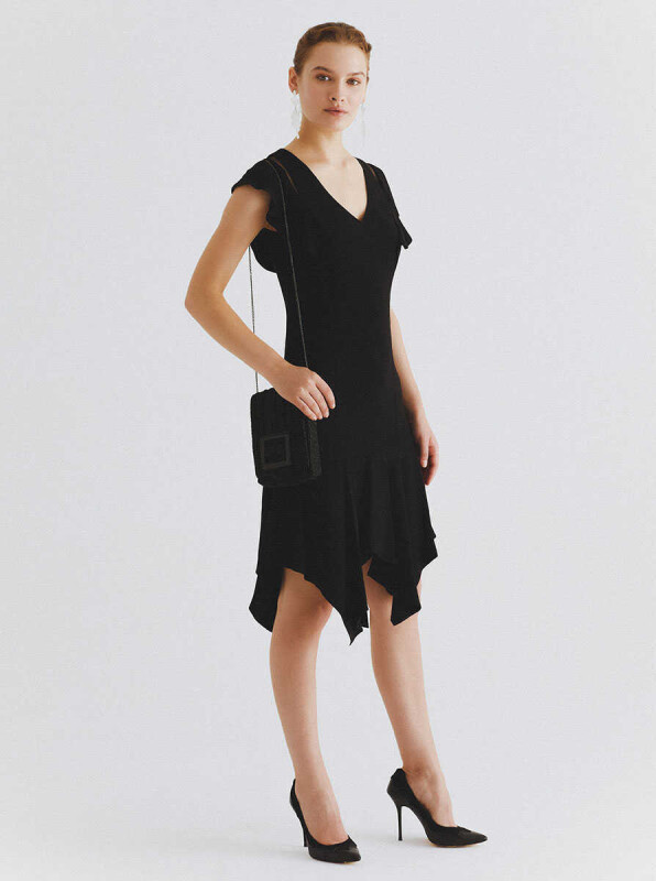 Bağlamalı Etnik Desenli Bluz Standart Renk - 4