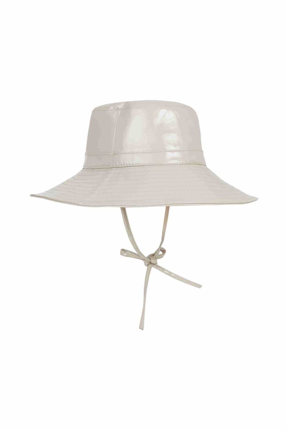  Bağlamalı Şapka Bej - 1