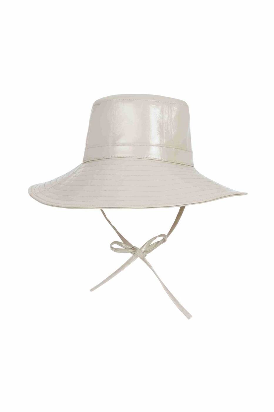  Bağlamalı Şapka Bej - 2