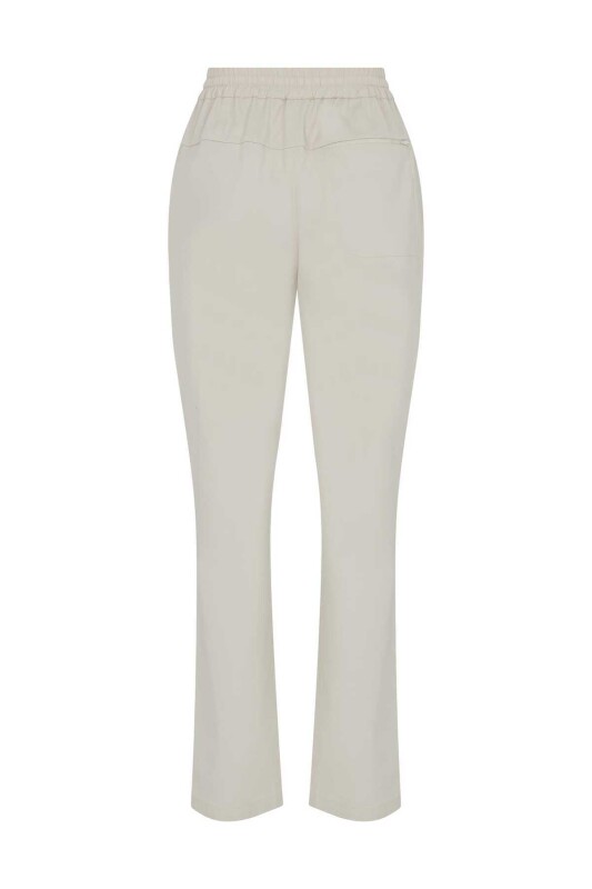 Belden Bağlamalı Pantolon Bej - 2