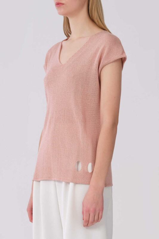 Belden Bağlamalı Triko Standart Renk - 3