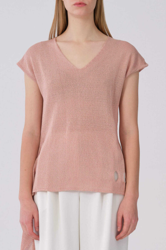 Belden Bağlamalı Triko Standart Renk - 1