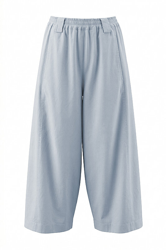 Beli Lastikli Pantolon Buz Mavisi - 4