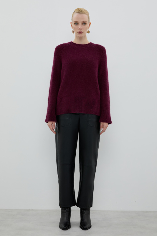 Bisiklet Yaka Triko Berry - 3