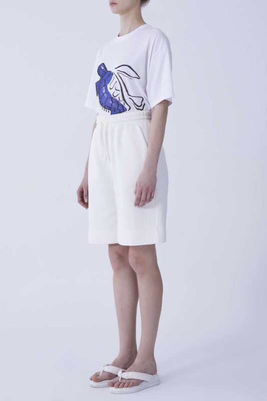 Bol Kesimli Şort Kemik - 3