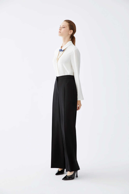  Bol Paça Pantolon Siyah - 3