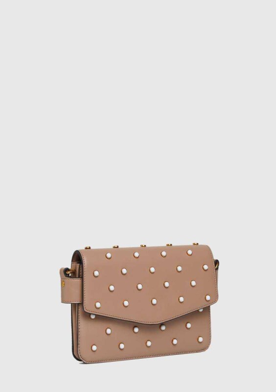 Boncuk Detaylı Askılı Çanta Standart Renk - 1