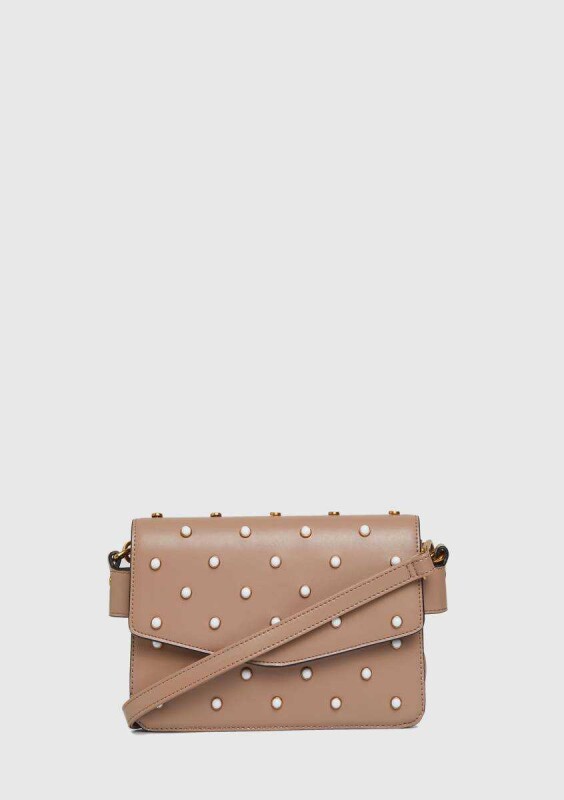 Boncuk Detaylı Askılı Çanta Standart Renk - 3