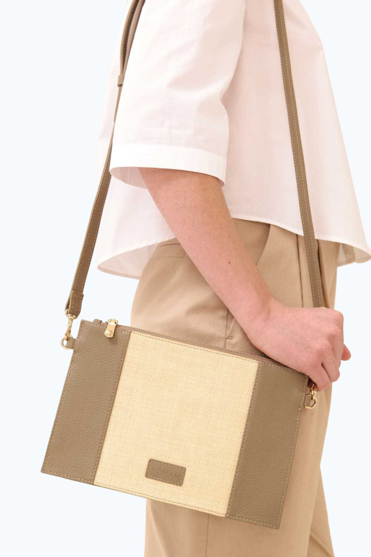 Çanta Vizon-Naturel - Roman