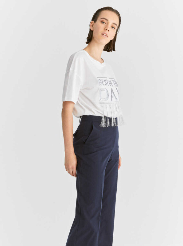  Cep Detaylı Bermuda Pantolon Lacivert - 3