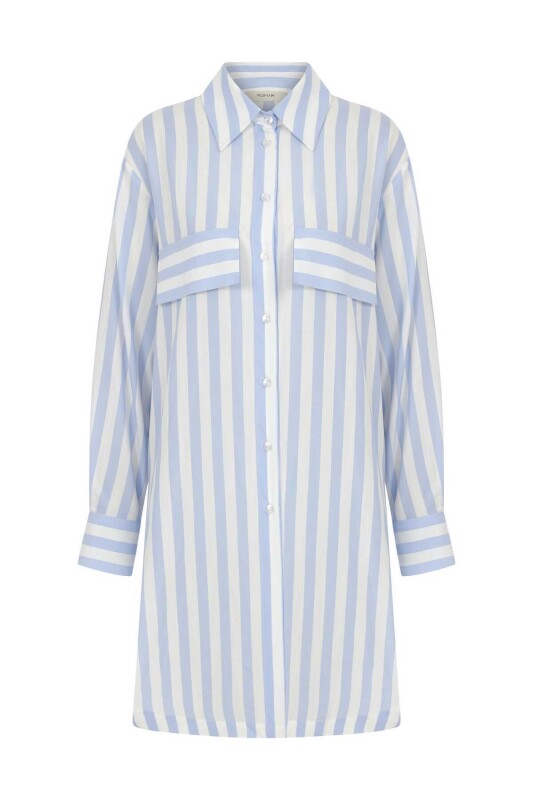 Cepli Desenli Tunik Standart Renk - 4