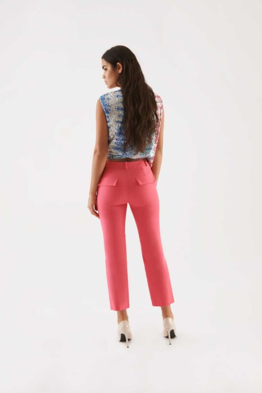 Cepli Kadın Pantolon Pembe - 2