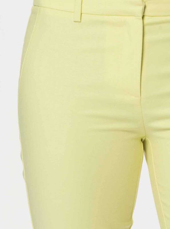 Cepli Kadın Pantolon Sarı - 4