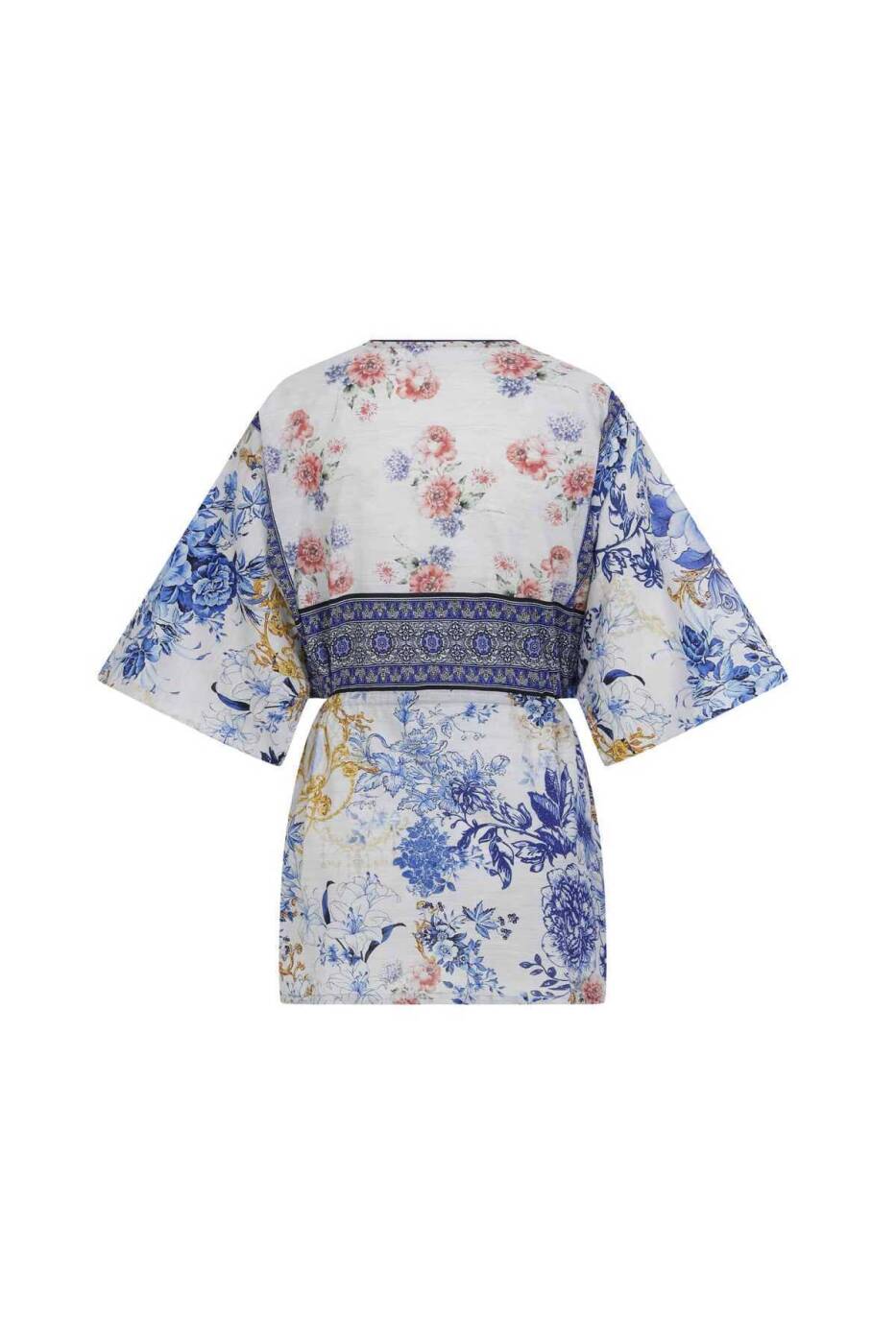 Çiçek Desenli Kimono Standart Renk - 5