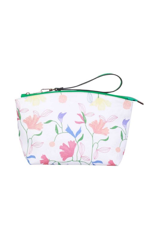 Çiçek Desenli Portföy Standart Renk - 2