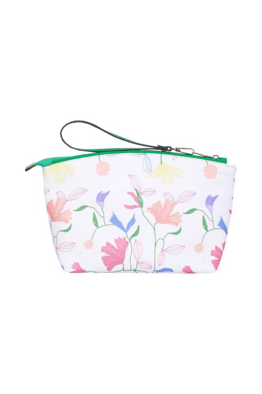 Çiçek Desenli Portföy Standart Renk - 3