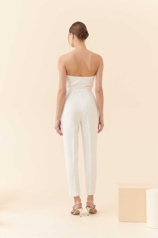 Taşlı Krep Tulum Kemik - 2