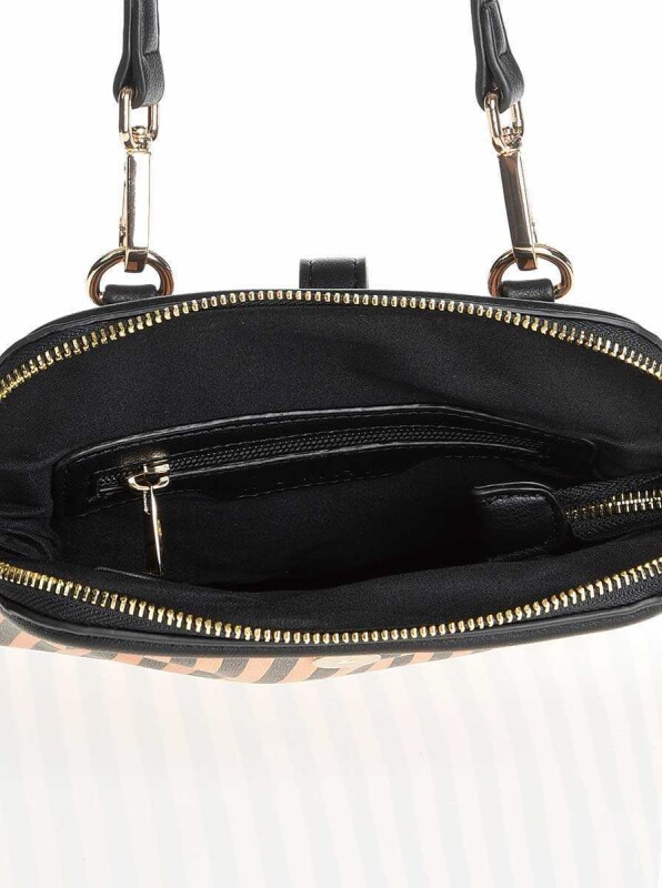 Çizgi Desenli Askılı Çanta Standart Renk - 2