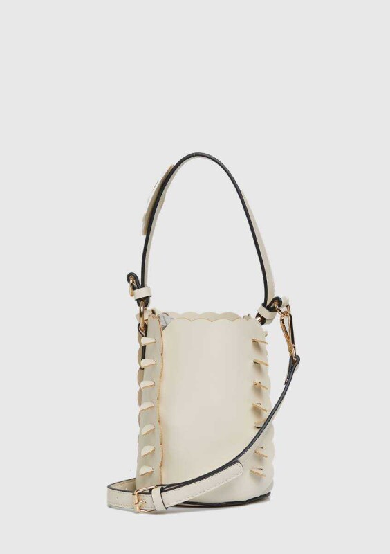 Cüzdanlı Rengi Çanta Kemik - 2