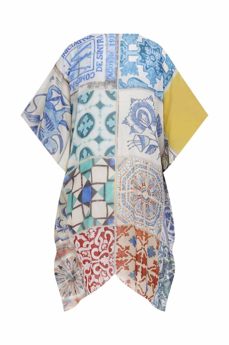 Desenli Çok Renkli Kimono Standart Renk - 5