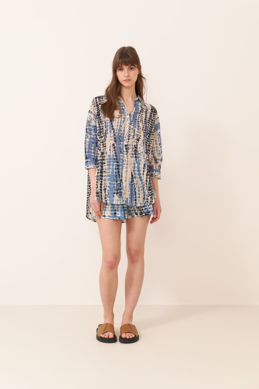 Desenli Gömlek Standart Renk - 3