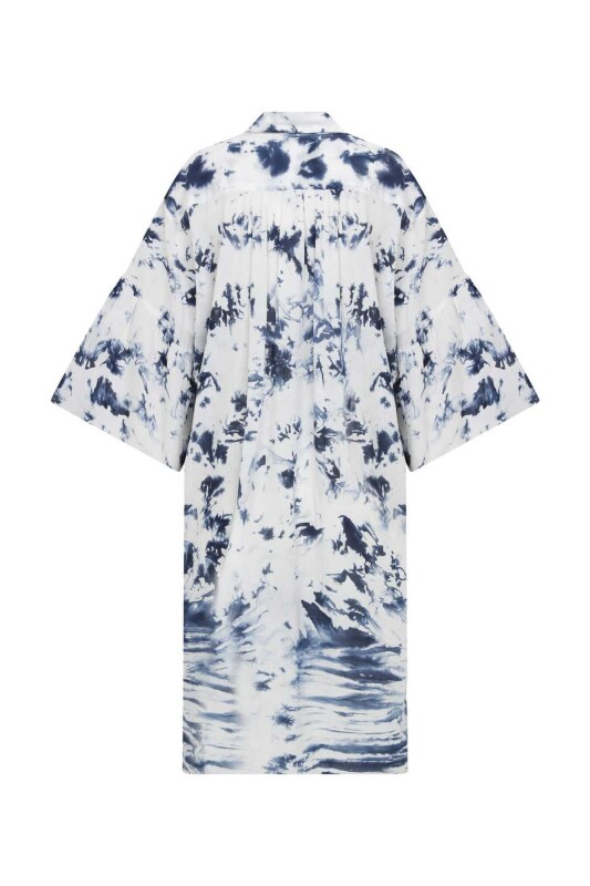 Desenli Günlük Elbise Standart Renk - 5