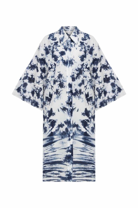 Desenli Günlük Elbise Standart Renk - 4