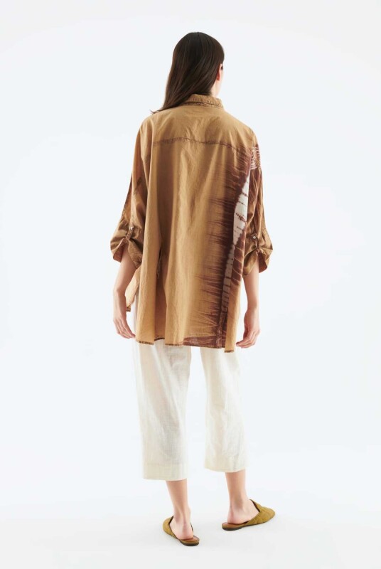 Desenli Kadın Gömlek Standart Renk - 2