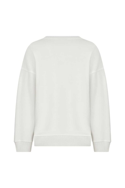  Desenli Kadın Sweatshirt Standart Renk - 5