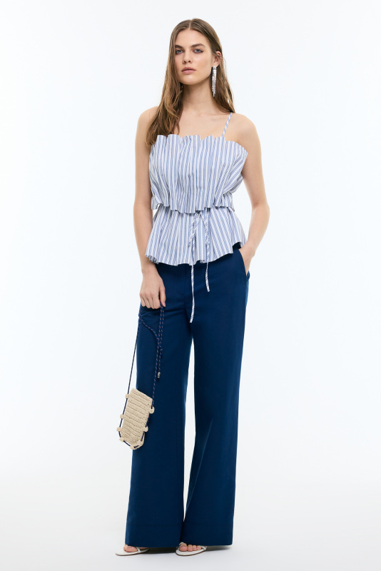 Drape ve Bağcık Detaylı Büstiyer Standart Renk - 4