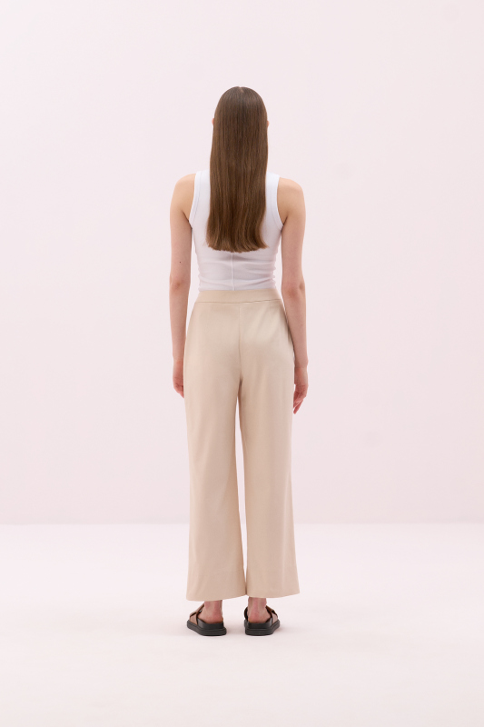 Duble Paça Pantolon Bej - 2