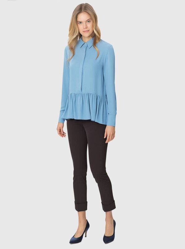  Duble Paça Pantolon Kahve - 4