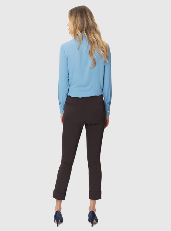  Duble Paça Pantolon Kahve - 2