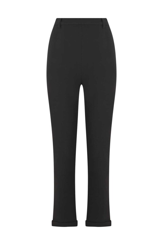  Duble Paça Sweat Kadın Pantolon Siyah - 2