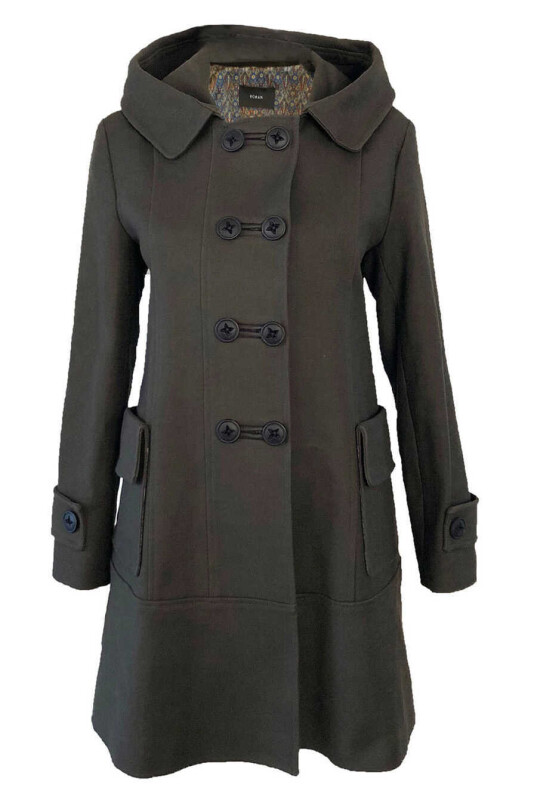 Düğme Detaylı Mont Haki - Roman
