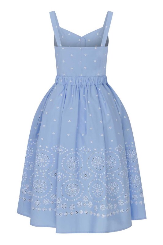 Düğmeli Günlük Elbise Standart Renk - 5