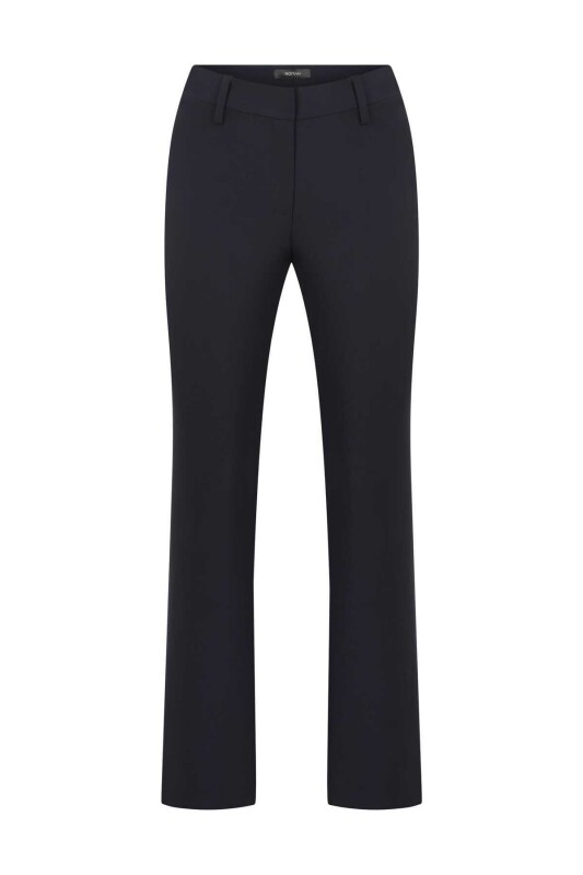 Düz Paça Kadın Pantolon Siyah - 4