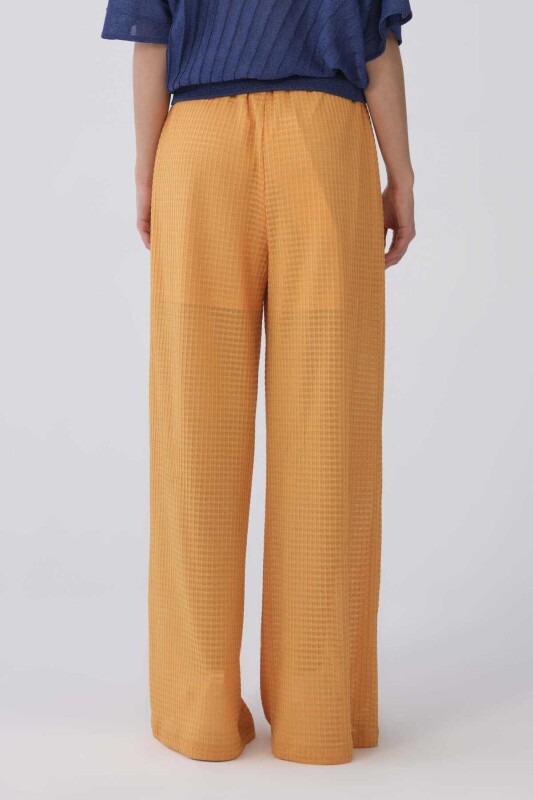 Geniş Paça Pantolon Oranj - 2