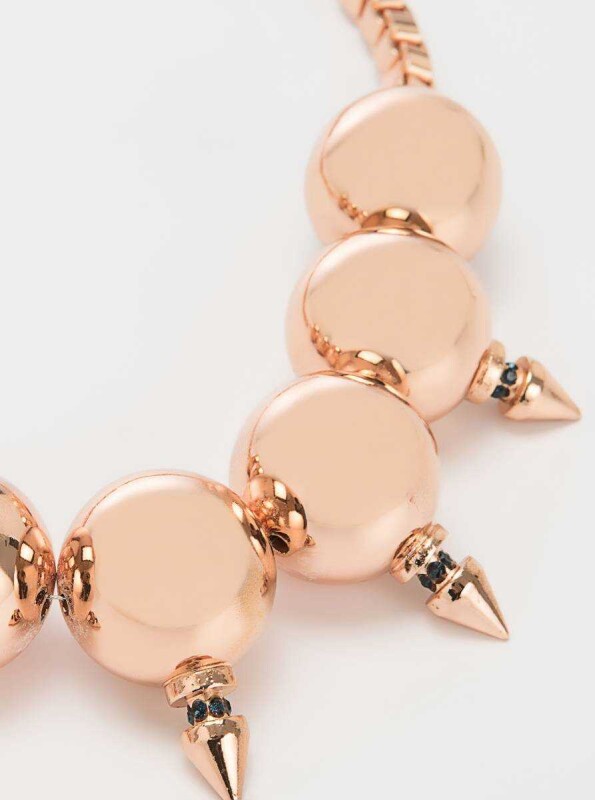 Gold Tasarımlı Zincir Kadın Kolye Standart Renk - 2