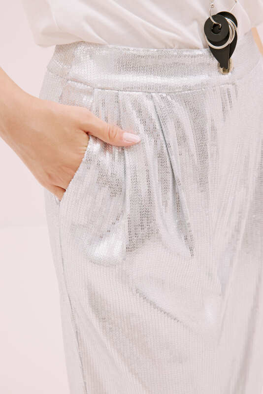 Payet Pantolon Gümüş - 4