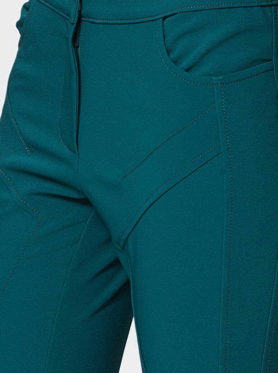  Havuç Paça Nefti Kadın Pantolon Yeşil - 3