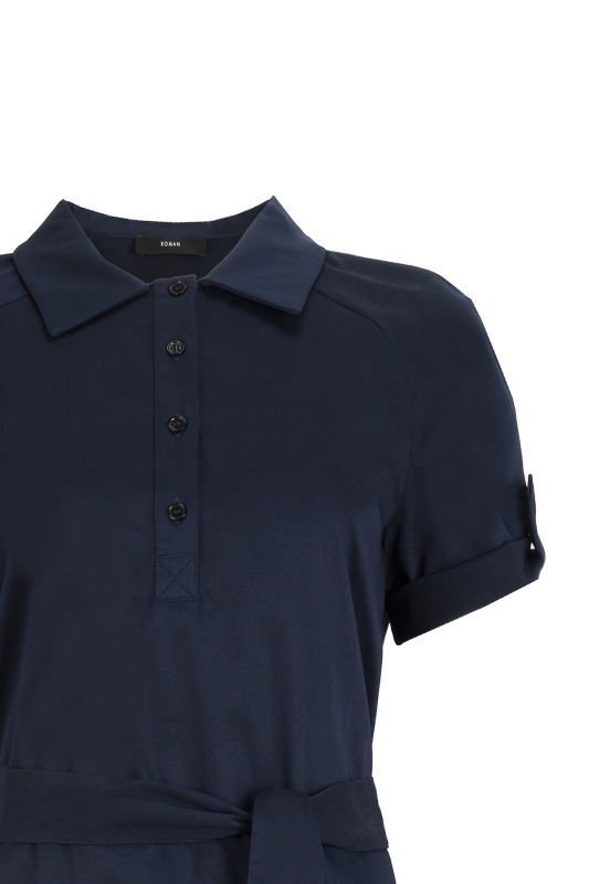 INTP1104 Elbise Lacivert - 3