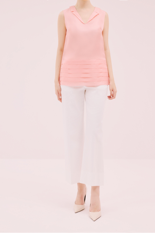 İpek Bluz Pembe - 3