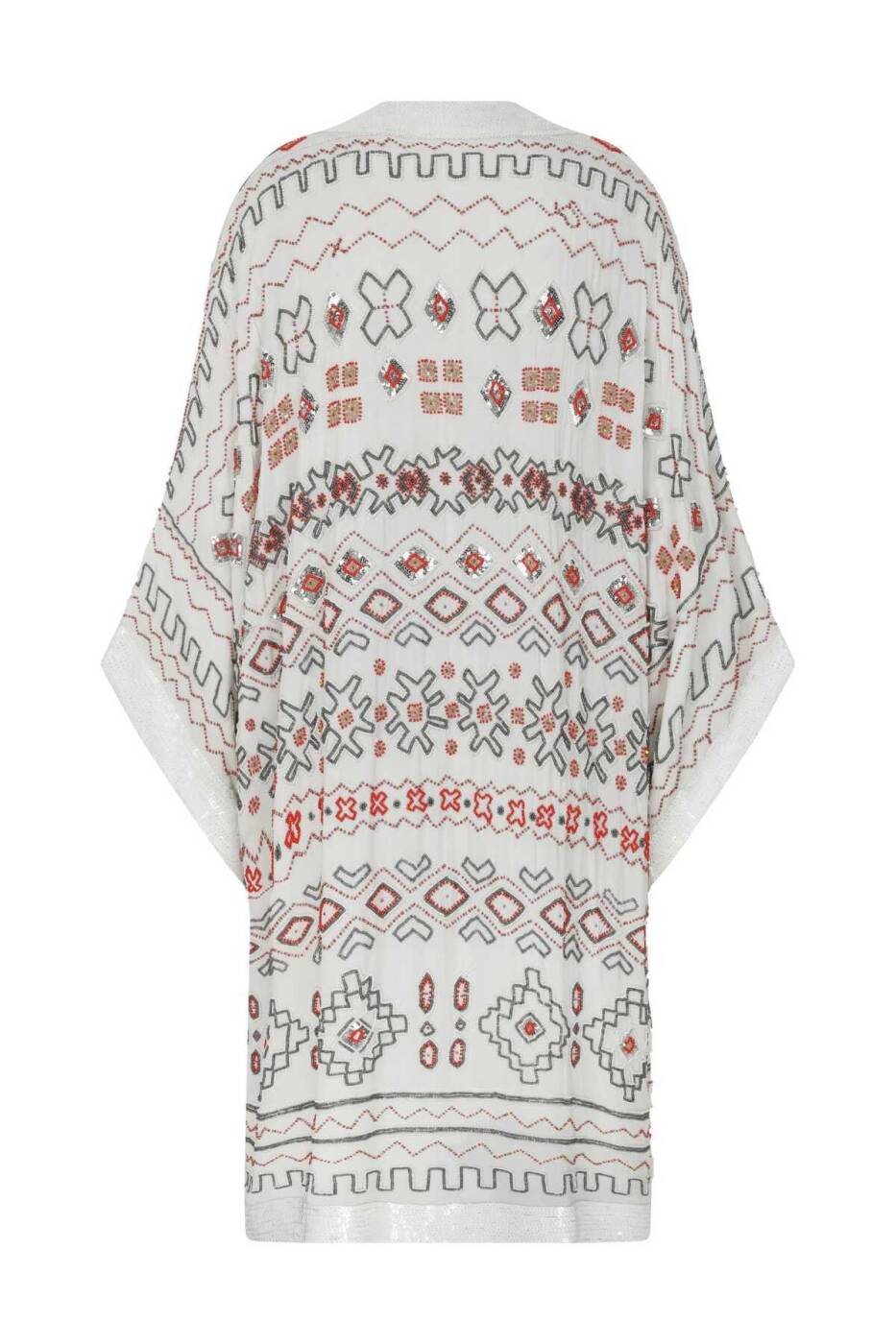 İşlemeli Abiye Kimono Standart Renk - 5