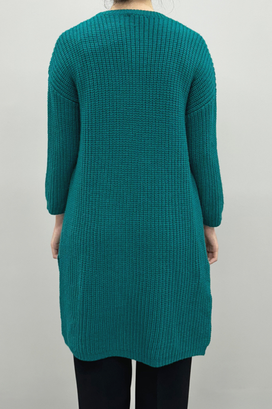 Triko Hırka Firuze - 2