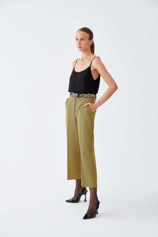 Kısa Paça Pantolon Standart Renk - 3